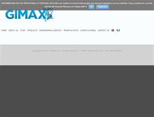 Tablet Screenshot of gimaxgroup.com